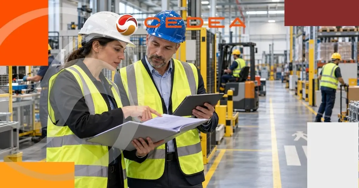 Dirigenti aziendali mentre valutano il modello OT23 2027, come pianificare gli interventi di sicurezza e preparare la domanda INAIL